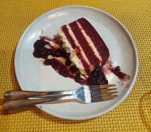 O red velvet estava muito bom! at Planet Veggy in Sao Paulo