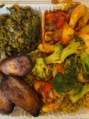 Sweet and Sour Mock Shrimp at Vegetarian To Go in Decatur