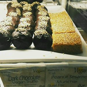 vegan options at Humani-T Cafe - North End in Halifax