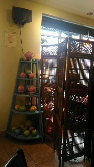 tea pots at Humani-T Cafe - North End in Halifax