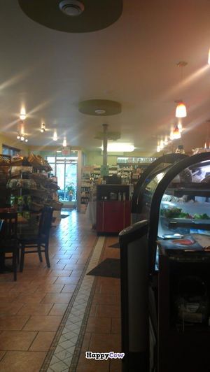 Inside at Humani-T Cafe - North End in Halifax