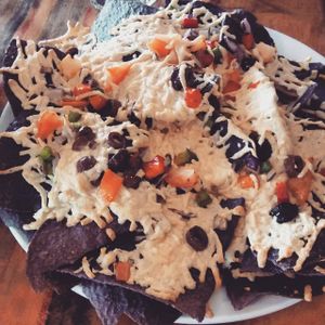 Vegan nachos at The Wooden Monkey - Dartmouth in Dartmouth