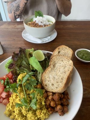 Very delicious scrambled tofu   at BAKE in Ubud