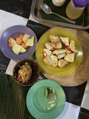 Ingredients  at Subak Cooking Class in Gianyar