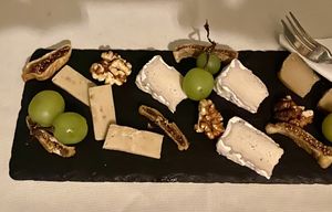 Small cheese platter - Parmesan, Camembert & Blue Cheesee  at L'enoteca in Rabat
