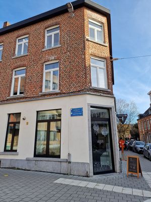 Outside #Veganuary at FIKA LAB in Leuven