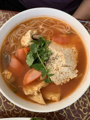 Happiness noodles.  at Bodhi Bowl in Sacramento