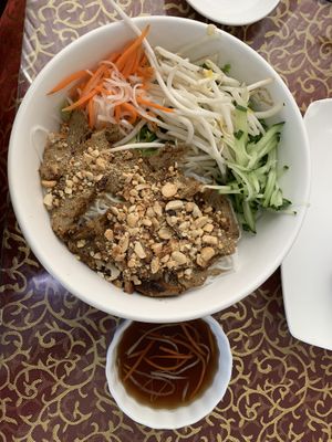 Heavenly noodles  at Bodhi Bowl in Sacramento