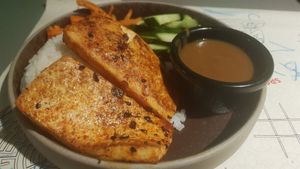 Kids tofu Katsu (vg) at Tampopo Corn Exchange in Manchester