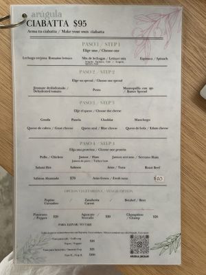 Tofu can be added to ciabattas or salads    at Arúgula  in Bacalar