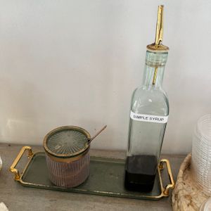 self serve sweeteners   at Lovesong Coffee in San Diego