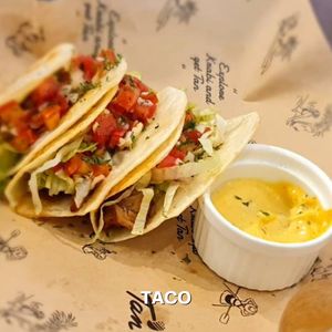 Taco with AVAGAN CHEESE at Avagan Cafe in Bangkok