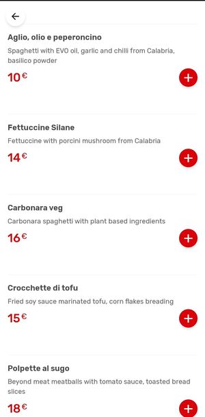 Menu at Arrassusia Bistrot in Wied Il-ghajn