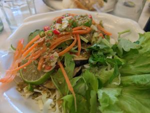 Fish w sweet and spicy sauce at Kem-Kon Pahurat (เข้ม-ข้น พาหุรัด) in Bangkok