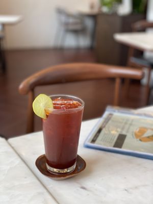 Iced tea - Kem-Kon (Pahurat), Bangkok  at Kem-Kon Pahurat (เข้ม-ข้น พาหุรัด) in Bangkok