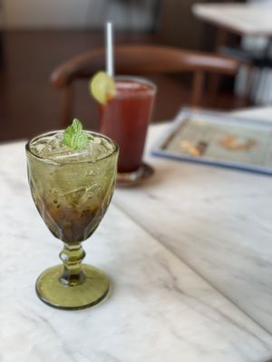 Passionfruit soda - Kem-Kon (Pahurat), Bangkok  at Kem-Kon Pahurat (เข้ม-ข้น พาหุรัด) in Bangkok