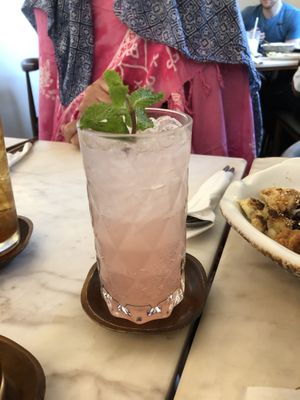 litchi and rose   at Kem-Kon Pahurat (เข้ม-ข้น พาหุรัด) in Bangkok