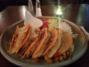 Vegetarian Tacos at Finnegans Wake in Nanjing
