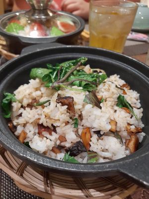 Vegan fried rice at Karuna Veggie in Ho Chi Minh City