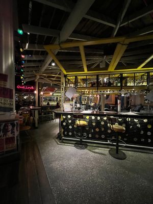 Interior bar at Turtle Bay in Liverpool