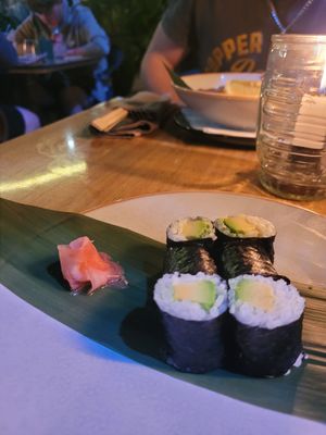 Avocado Maki at Restaurant Jade in Agadir