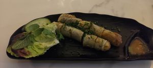 Spring rolls at Restaurant Jade in Agadir