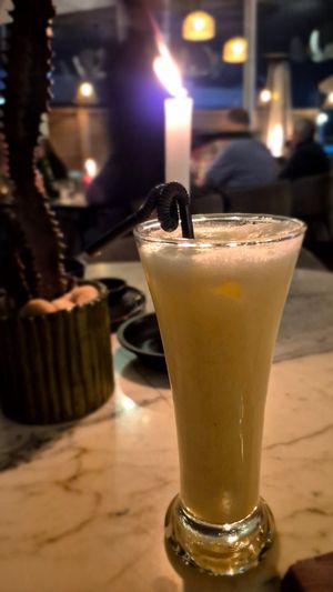 Virgin Piña colada at Restaurant Jade in Agadir