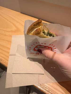 Veggie - spinach and ricotta at Mariantojo in Malaga