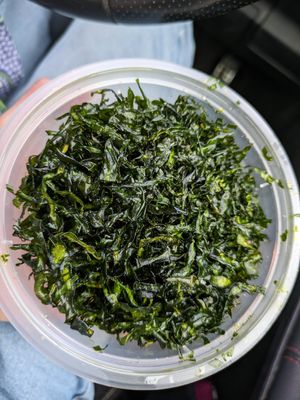 Crispy seaweed at Wawin Vegan Chinese in Glasgow