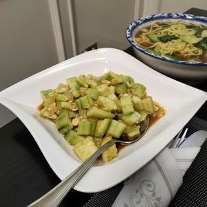 68: cucumber salad at Ming Xuan Ge in Bolzano