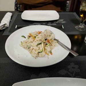 Fried rice (veganised) at Ming Xuan Ge in Bolzano