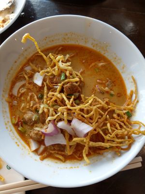 Khao soi at Khun Churn in Nonthaburi