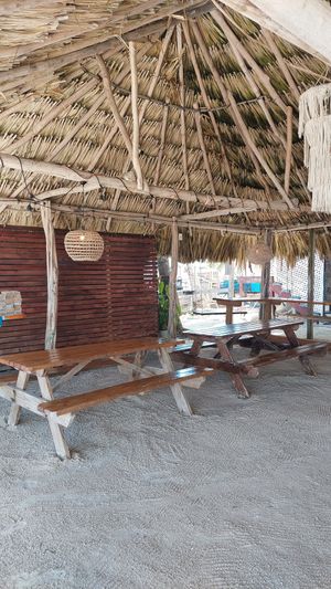 Inside at Barefoot Caribe in Caye Caulker