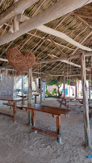 Inside at Barefoot Caribe in Caye Caulker