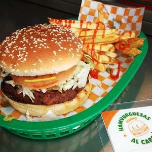 Sencilla #Veganuary at Hamvurguesas al Carbon in Mexico City