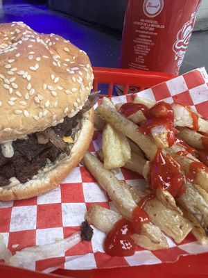   at Hamvurguesas al Carbon in Mexico City