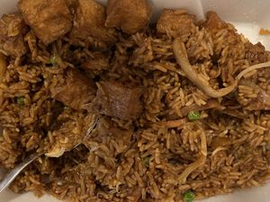 Tiger fried rice with tofu, no egg  at Tiger Thai Restaurant in Cheboygan