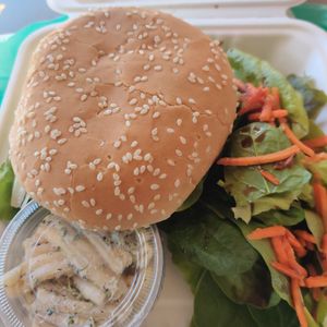 Mushroom Tofu Burger at Urban Fresh in Tucson