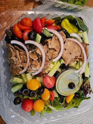 Gyro salad at Urban Fresh in Tucson