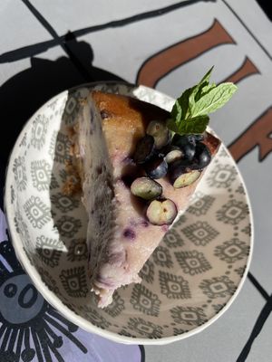 Blueberry cheesecake   at Urban Fresh in Tucson