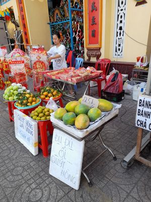 Vegan street food at Unnamed Street Food Stall in Ho Chi Minh City