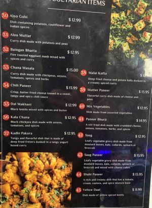 Ordered 33 & 36 without butter, ghee, cream or curd. Very good and tasty Indian food !  at Swaad Stop in Holbrook