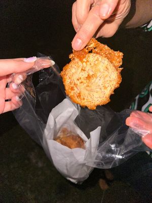 The bag costs $4 at Talad Thai Banana - Waterway Point in Northeast Singapore