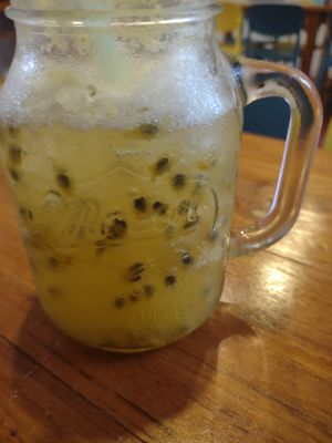 Passion fruit soda at Peyote Restaurant Samui in Koh Samui