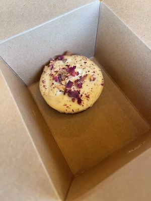 Vegan lemon cheesecake  at Happy Girl Kitchen in Pacific Grove