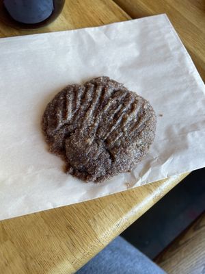 Vegan snickerdoodle cookie   at Happy Girl Kitchen in Pacific Grove