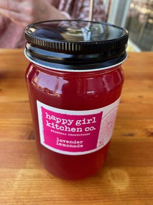 Lavender Lemonade at Happy Girl Kitchen in Pacific Grove