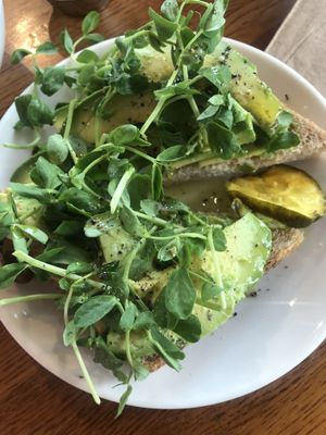 Avocado toast  at Happy Girl Kitchen in Pacific Grove