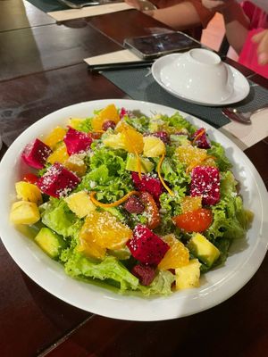 Salad trái cây thanh mát at Hứa Ý Đế Chay in Qui Nhon