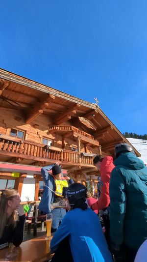 Outside view from seating at Sonn-Alm in Wagrain